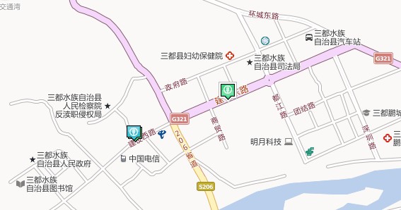 三都縣農(nóng)業(yè)銀行營業(yè)網(wǎng)點地圖